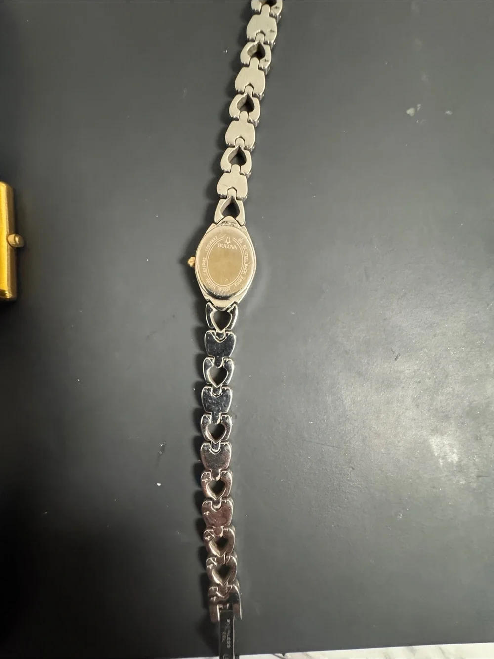 Bulova Women’s Two-Tone Oval Bracelet Watch - Gold & Silver
